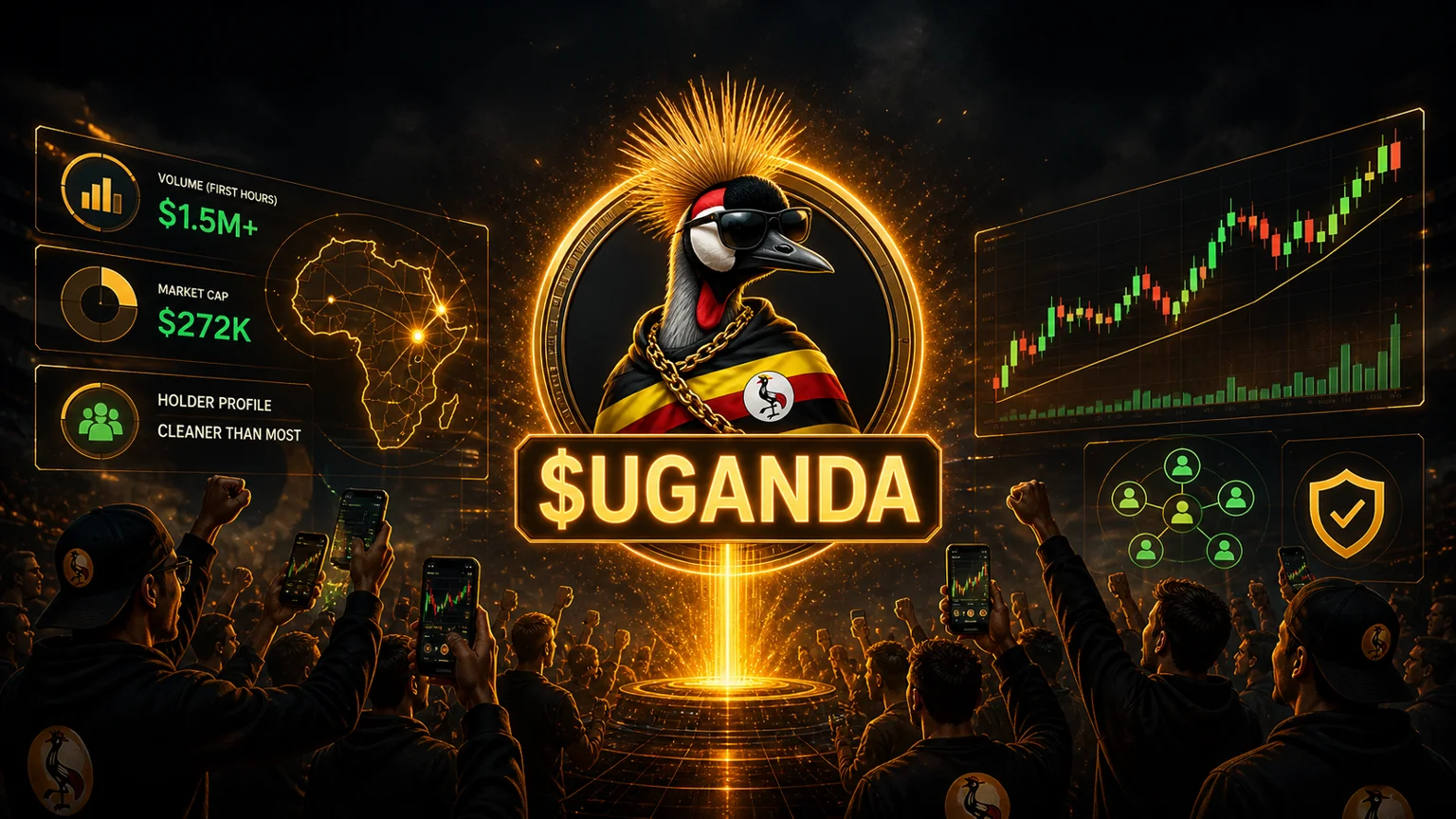 $UGANDA Turns a Fresh National Meme Into a Violent Solana Culture Bid