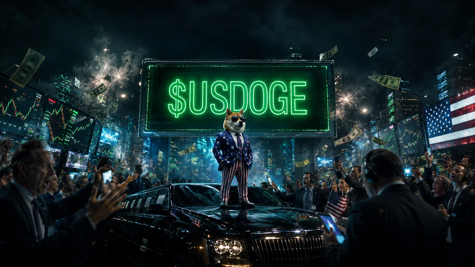 USDOGE Put $2.6M of Freedom-Dollar Chaos on Solana Launch Radar
