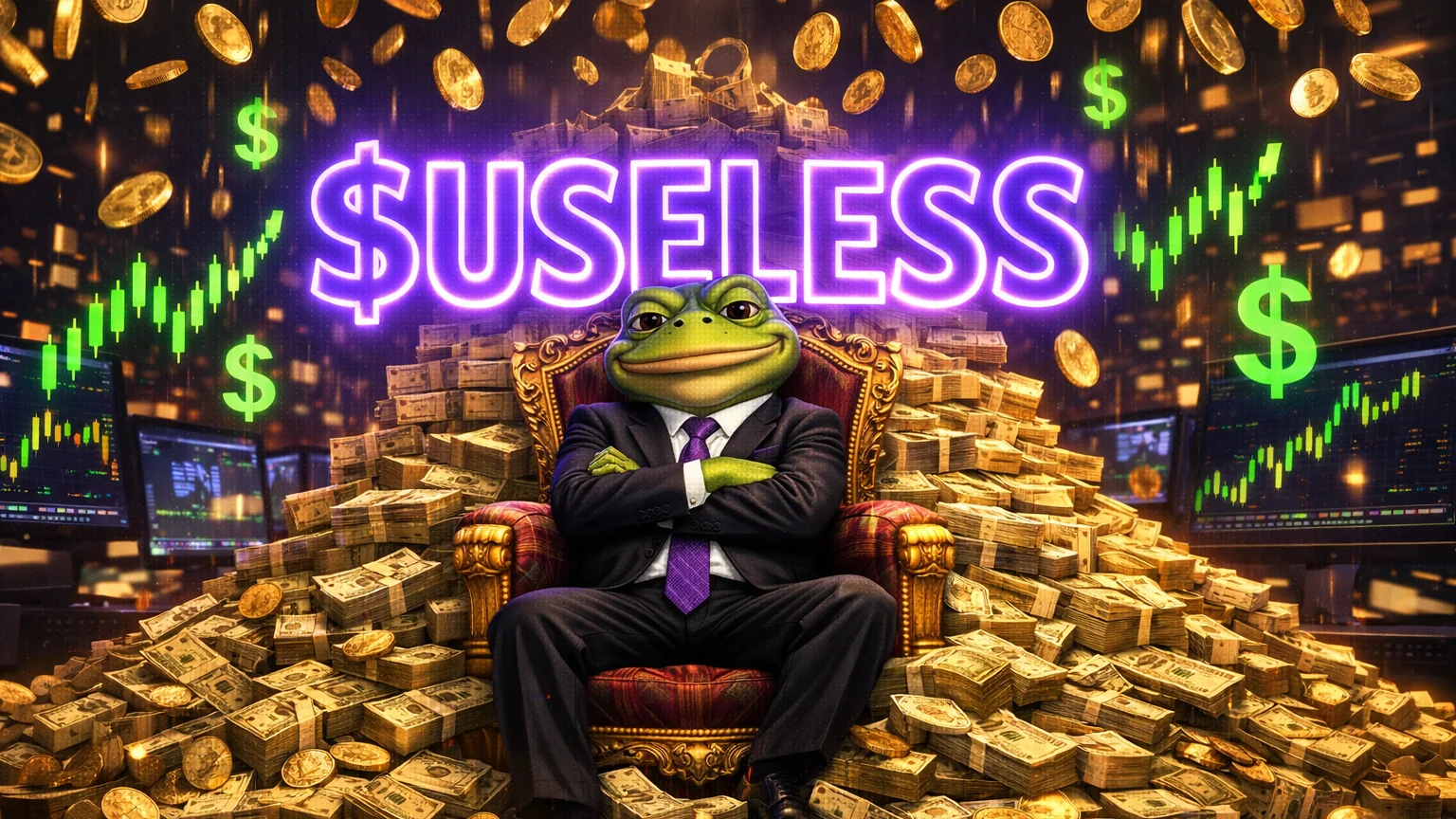 $44 Million for Nothing: How USELESS COIN Became Solana's Most Honest Meme Token