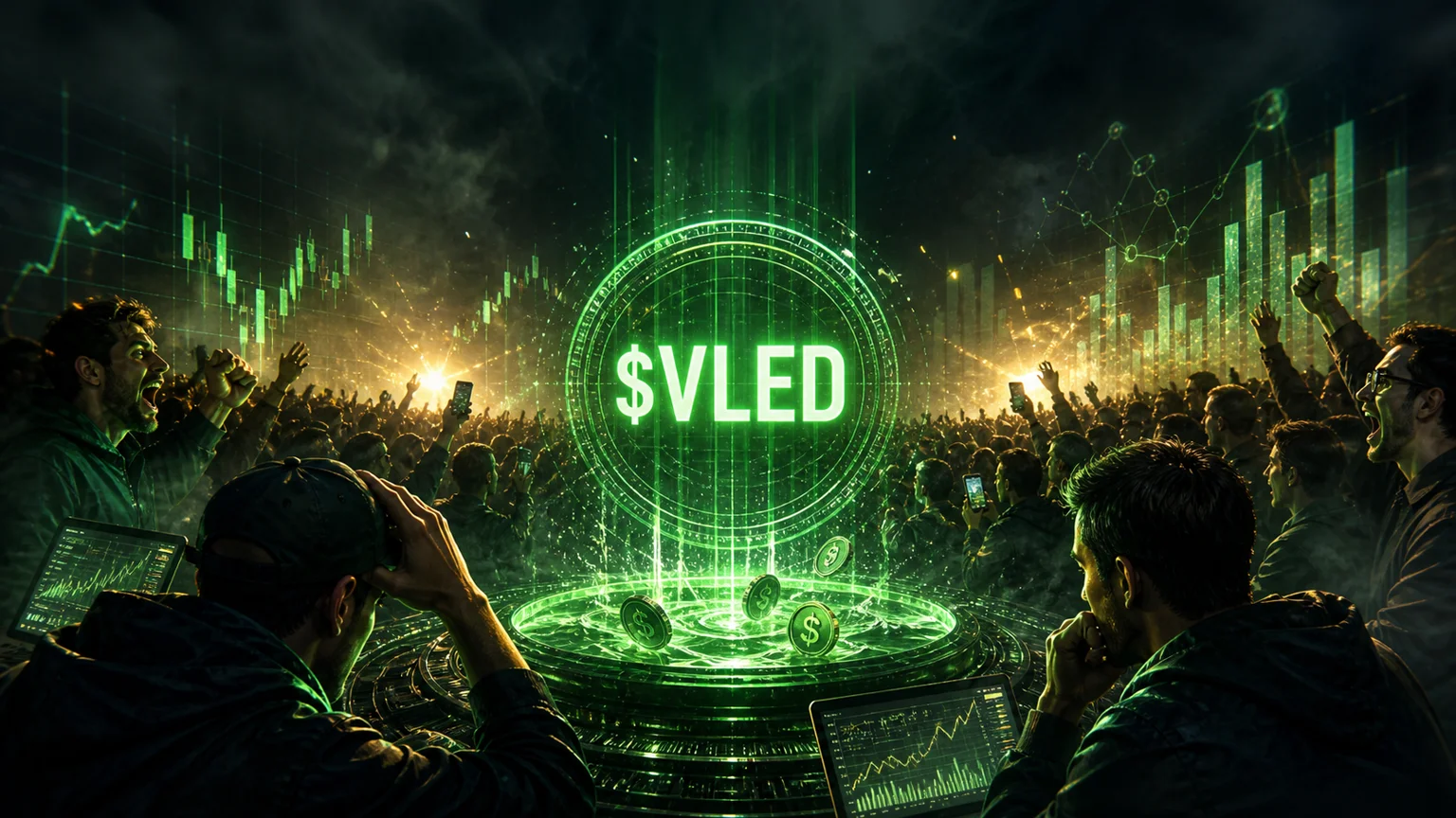 $VLED Printed a Violent Solana Volume Burst, but a $33K Pool Still Decides Whether the Move Is Real