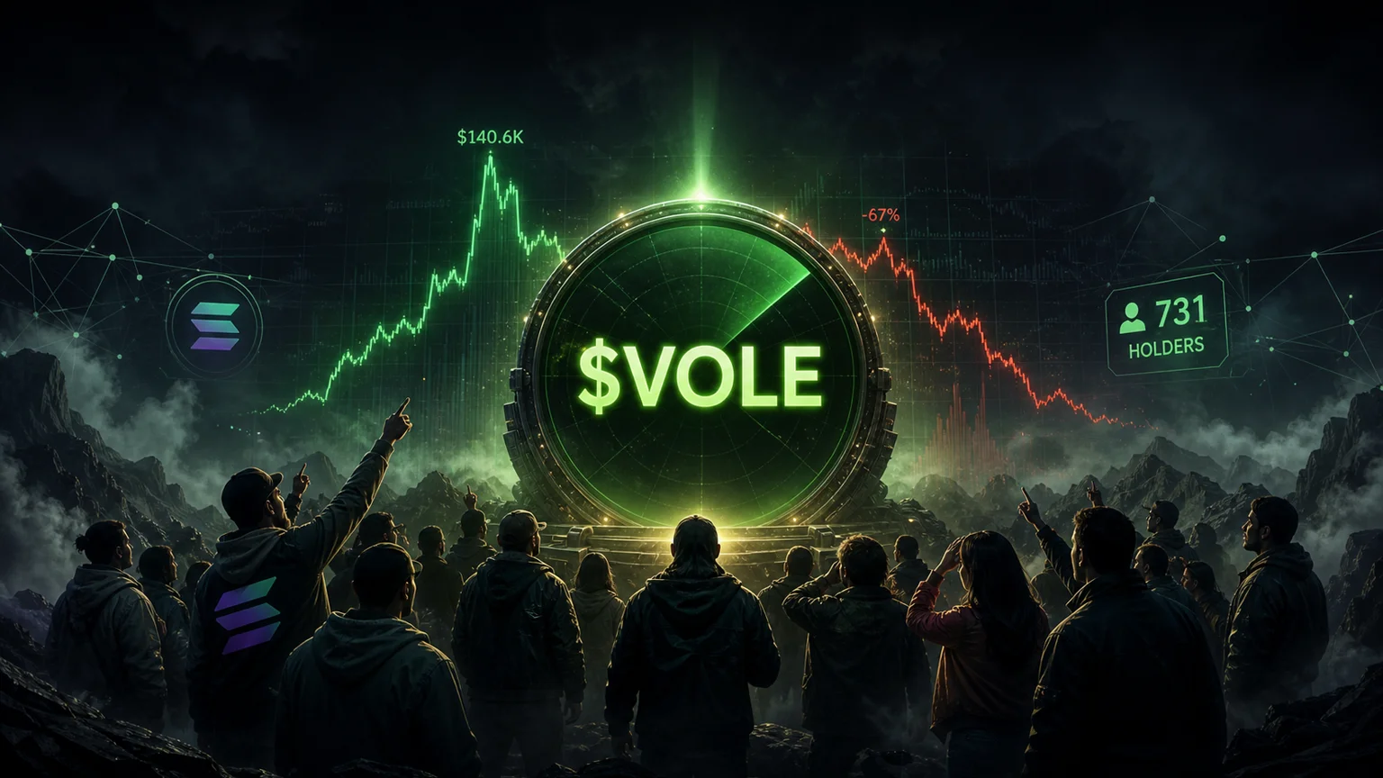 $VOLE Caught The Pump.fun Graduation Bid. Now The Pullback Is The Whole Story