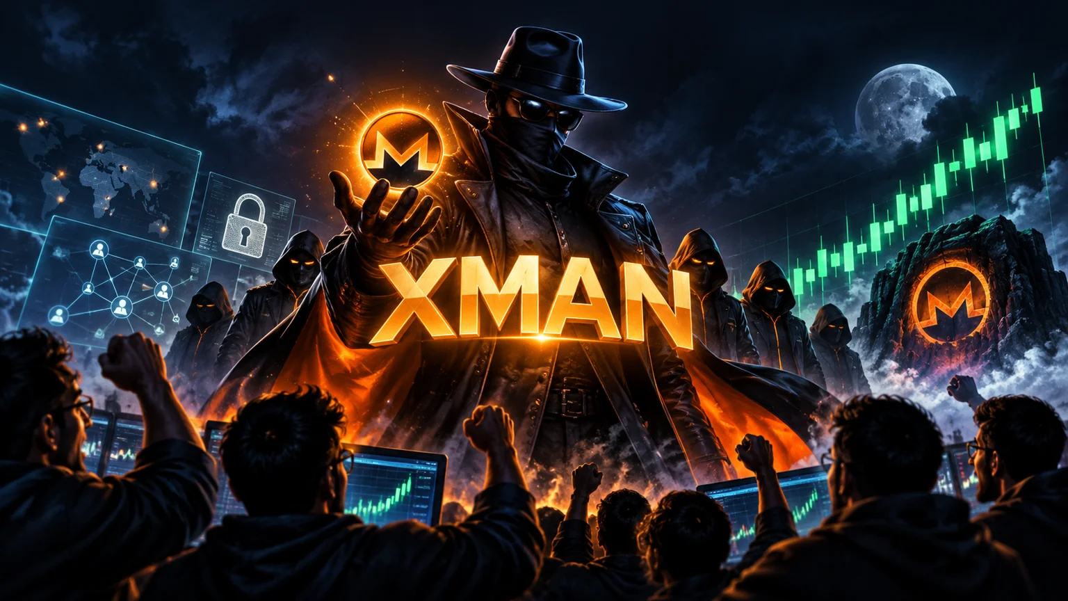 $XMAN Turns Monero Man Into A $321K First-Session Privacy Meme Sprint