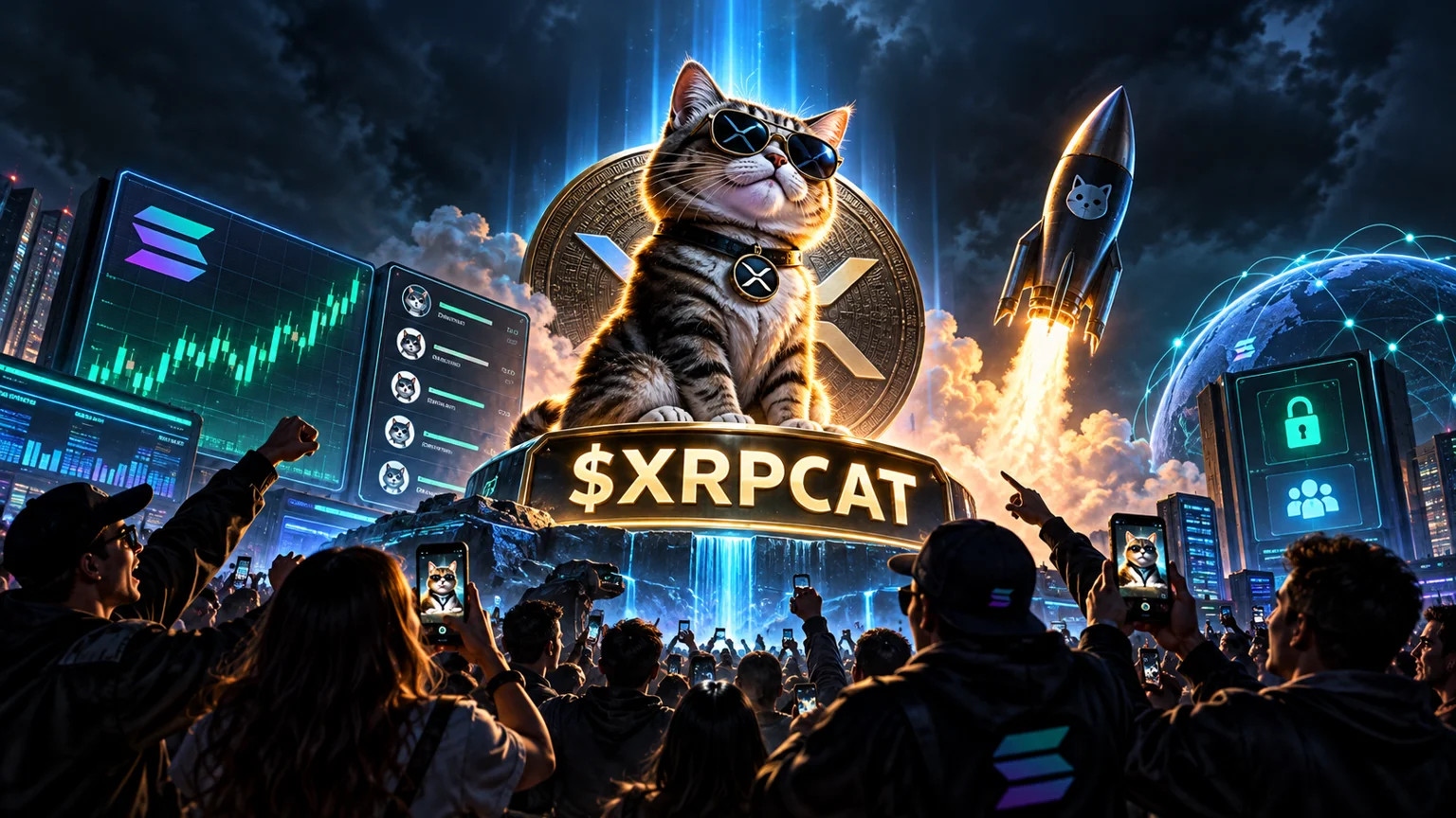 $XRPCAT Turns XRP Confusion Into a $597K Solana Volume Chase