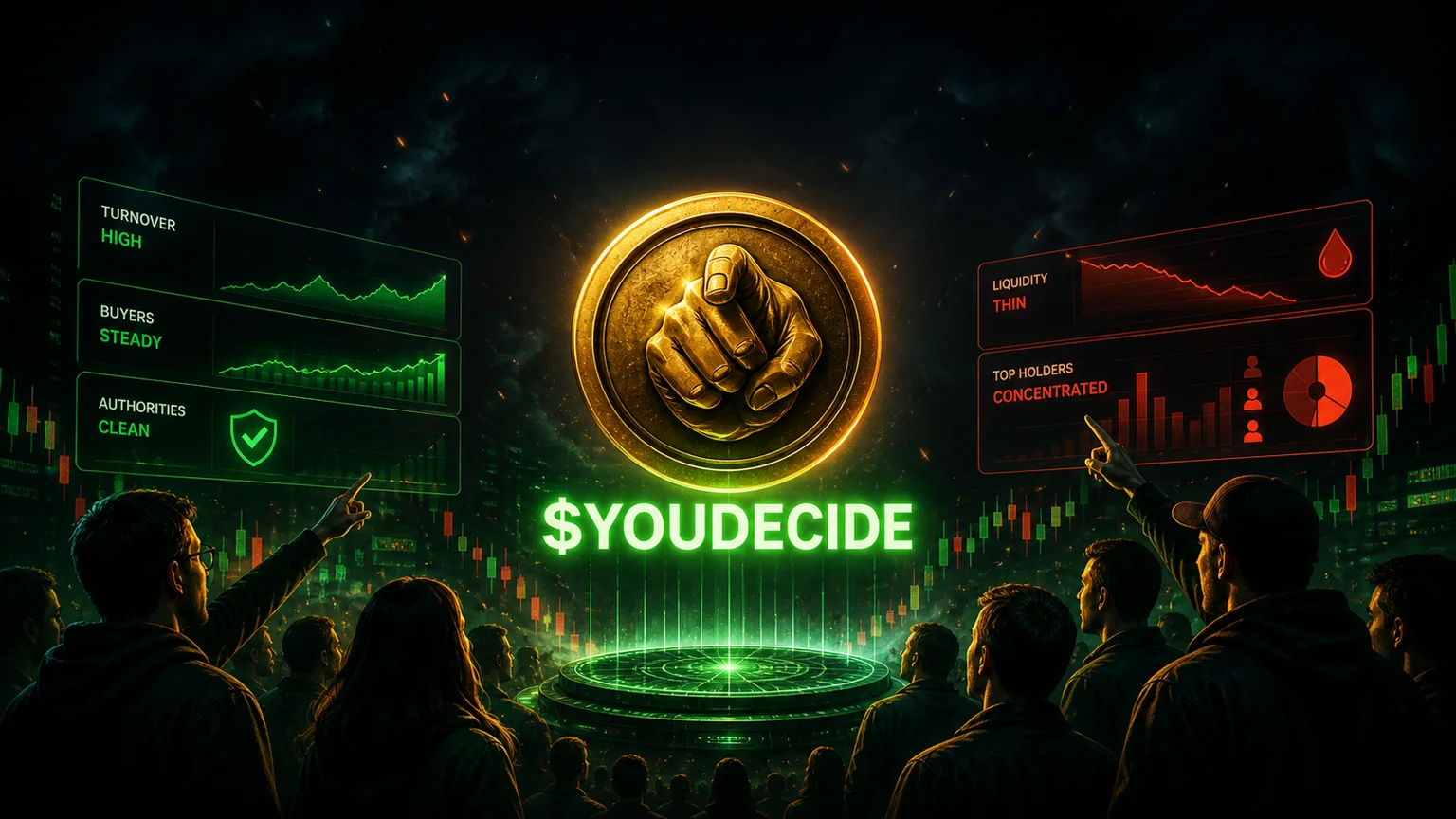 $YOUDECIDE Is Three Days Old and Still Pulling $2.3M in Solana Volume