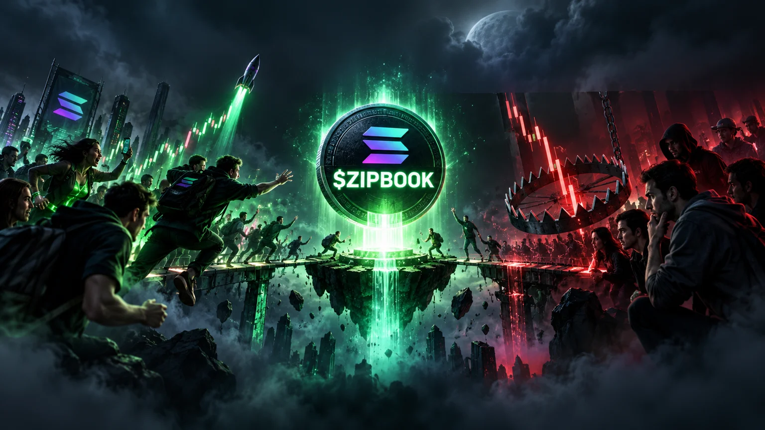 $ZIPBOOK Ripped 364% in Under an Hour, But the Holder Map Is the Whole Story